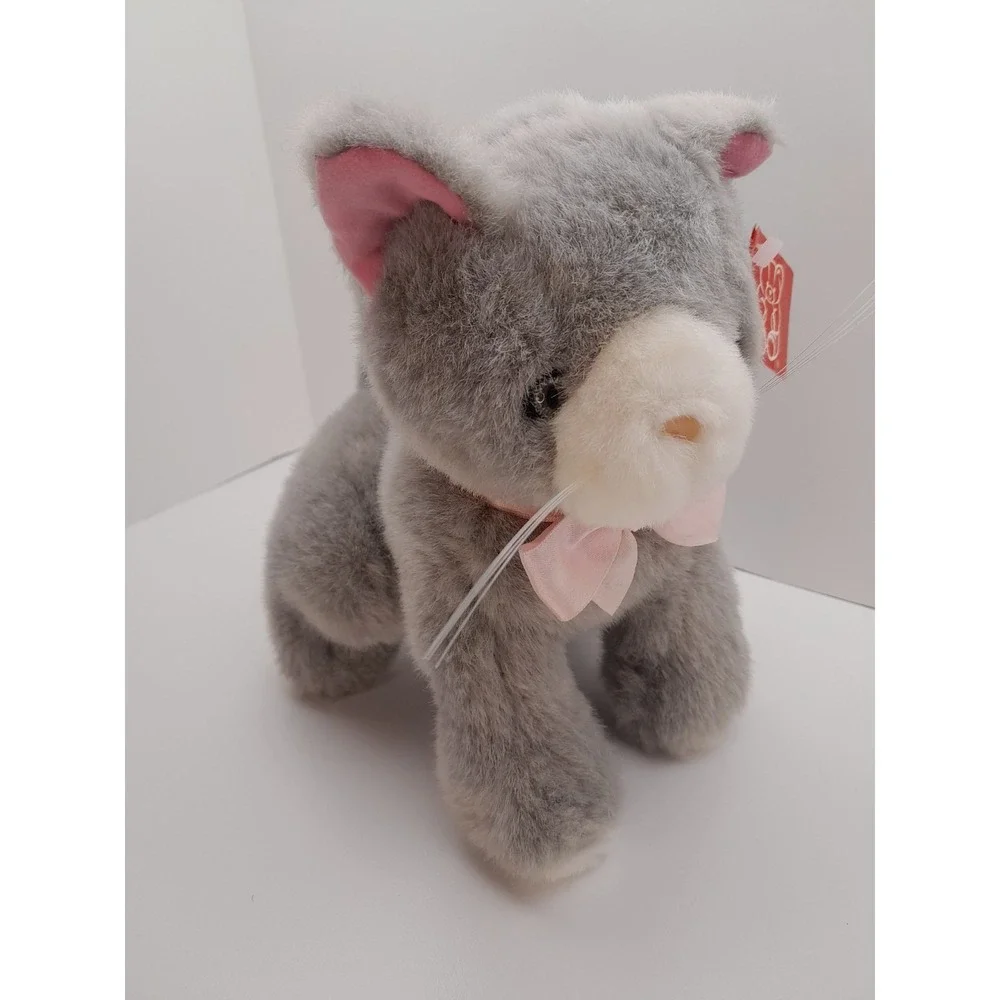 Fiesta Gray Cat Plush 8